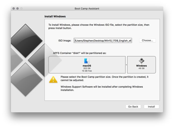 Optimal mac bootcamp partition for gaming windows 7